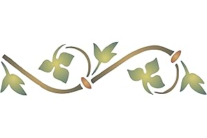 CRAFT KREATIVELY Pochoir à bordure gothique – Pochoir mural réutilisable style médiéval M