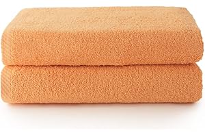 Top Towel - Juego de 2 toallas de baño o ducha - Toallas baño - 100% Algodón - 400g/m2 - Medida 70x140cms