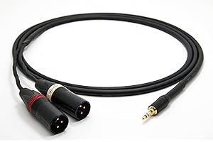 enoaudio Mogami 2534 Quad HiFi Y kabel audio | Amphenol Gold mini jack 3,5 mm - męski Neutrik XLR | HiFi, 2,0 m