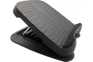 CampTeck U7300 Réglable Planche Inclinée Etirement Mollet, (4 Niveaux, 20-45°) Étireur pour Mollets et ischio-jambiers, flexibilité et Musculation - Noir