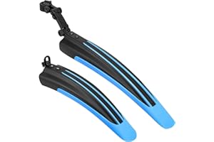 Taeku Parafango Bici Universale Regolabile Bicicletta Mudguard Set Posteriore Anteriore Biciclette per MTB Bicicletta 20-27 Pollici Ruote