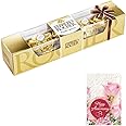 SFU E Com Sfu E Com Ferrero Rocher Chocolates With Anniversary Greeting Card (Pack Of 4),200 Grams