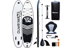 Tigerxbang SUP Board Stand Up Paddling Board Komplettes aufblasbares Paddle Zubehör