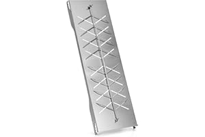Onlyfire Planches à Saumon en INOX, 19 x 60.2 cm, Réglable Support de Saumon avec pour Brasero et Barbecue, Accessoires pour Barbecue Fumé