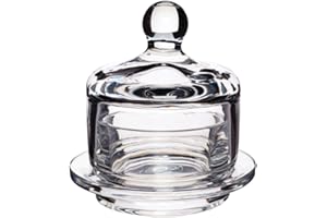 ARTESA Artesà - Mini Beurrier/Cloche à Beurre en Verre, 9 x 9,5 cm