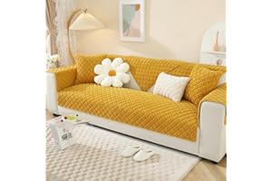 ‎WYJHNLBEDC WYJHNLBEDC Sofa/Couch überzug, Sofabezug L Form/U Form/Ecksofa 3/2/1 Sitzer, Sofa überwurfdecke, Warmer Super Weicher Samt Sofaschoner Decken rutschfest, Sofaschutz Decke Hund Kratzschutz Katze