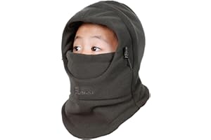 Azarxis Niños Pasamontaña de Esquí Calentador de Cuello de Invierno con Capucha para Clima Frío al Aire Libre