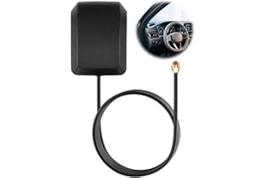 COALWOP Antenna GPS con Connettore SMA: Antenna di Navigazione GPS Attiva Impermeabile con Supporto Magnetico per Auto, Camion, Barche, Localizzatori GPS, Router Cellulari e Sistemi di Tracciamento in Tempo R