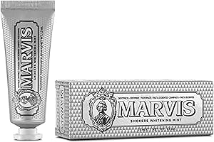 Marvis Dentifricio alla menta sbiancante da viaggio per fumatori