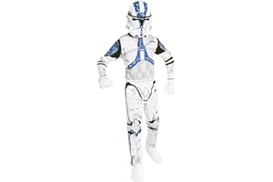 Rubie's Official Disney Star Wars Clone Trooper Costume, Kids Fancy Dress
