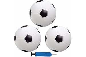GETJOY 3 PCS Mini Football, Small Football, Indoo Pool Beach Playground Activity Sports Gift, Mini Ball Soft Touch Lightweight Kit Indoor Outdoor Game