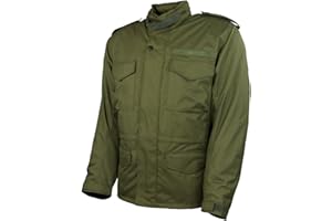 Roleff Racewear Motorradjacke M65 Camouflage, Unisex, Adult, Herren, Anorak, Jacke, Mantel, Grün, Medium