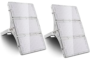 SOLIKU 2×300W Proyector LED Floodlight 24000lm Focos LED Exterior para patio Impermeable IP65 6500K Blanco Frío, Reflector LED para patio garaje taller