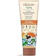 Tikitoro Teens Mineral Sunscreen with SPF 30, PA+++. Contains Kokum butter, Broccoli seed oil, Niacinamide & Zinc Oxide. Prevents Tanning & Hydrates Skin,100% Vegan, No Parabens & Sulphates (75 ml)