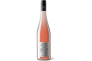 Emil Bauer Pinot Noir Rosé "Always enjoy life. You are longer dead than alive - start now with my Rosé!", Trockener Rosé aus der Pfalz (1 x 0.75l)