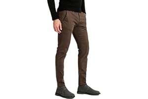 Evoga Pantaloni Uomo Invernali Casual Slim Fit Jeans Tasca America