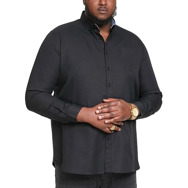 Chemise Homme GDC Tradition Noire - Taille 5 - Manches Longues En Coton - État Occasion Très Bon
