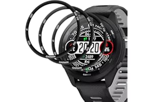 Beukei (3 Pack) Screen Protector Compatible for Garmin Forerunner 265, Tempered Glass, Touch Sensitive, Case Friendly, 9H Hardness, Anti-Shatter, Film