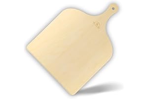 LEO AND GIO Pala Per Pizza Corta In Legno 30 Cm Tagliere Paletta Per Pizza Pane Da Cucina Accessori Pala Compatibile Con Frono G3 Ferarri Ariete Smeg