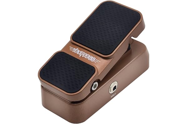 SONICAKE Pédale de volume passive Mini pédale d'effet guitare d'expression 2 en 1 Vexpress