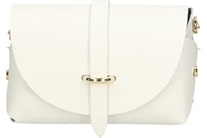 Chicca Borse Borsetta a Tracolla Donna in Pelle Made in italy 18x11x9 Cm