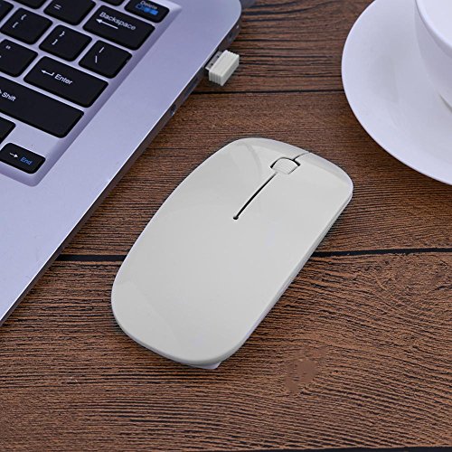 Preisvergleich Produktbild broadroot Fotoelektrischer Rauchmelder, kabellos, 2,4 GHz, ultradünn, 1,000dpi Tasten