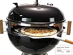 Moesta-BBQ Smokin' PizzaRing - Komplettpaket für Pizza! Backe die perfekte Pizza in deinem Kugelgrill! Erweiterbar...