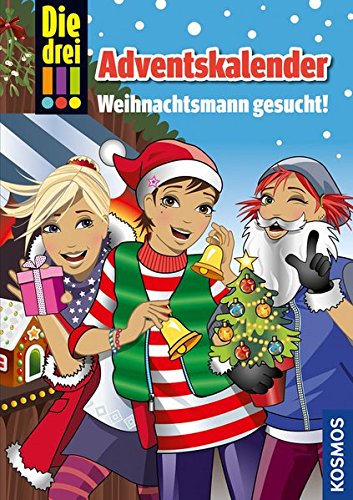 Preisvergleich Produktbild Die drei !!! Der Adventskalender: Weihnachtsmann gesucht! Mit Extra: Geschenkpapier
