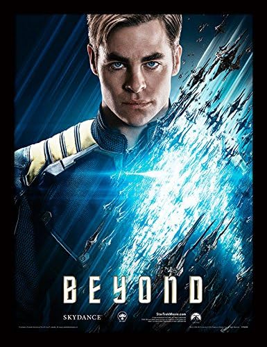 Star Trek Beyond Kirk Framed 30 x 40cm Print, MDF, Multi-Colour, 42 x 32 x 2.4 cm
