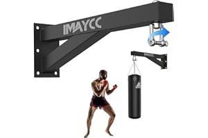 IMAYCC Professional Punching Bag Holder, Adjustable Punching Bag Bracket, Indoor And Outdoor for Kickboxing Bag, Muay Thai