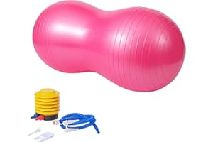 KRUIHAN Peanut Yoga a Forma di Palla di Esercizio - Home Sport Palestra Perdita di Peso Balance Formazione Fisica Apparecchiatura di Terapia