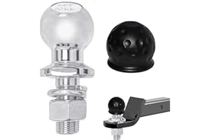 LOEPENLE Kula haka holowniczego, 50 mm, 3,5 t, Ø 25 mm, głowica kulowa, głowica kulowa, hak holowniczy do traktora, głowica kulowa + szyna rolnicza, głowica kulowa K50 do szyny rolniczej do 3,5 t