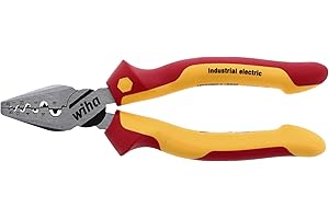 Wiha 32945 Pinza crimpatrice industriale isolata da 17,8 cm