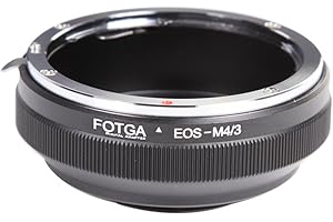 FOTGA Anillo adaptador de lente para cámaras EOS EF/EFs a Micro 4/3 m4/3 E-P1 G1 GF1 GH5 GH4 GH3 GF6