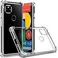 Totill Case for Google pixel 5, Crystal Clear [Anti Yellow], Ultra Thin Designed, Drop Protection, Fully Protective Smartphone, Cover for google 5 phone Funda Coque Hülle, 6.0 inch-Pure Clear