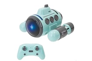 ColorBaby Speed & Go Radiostyrd ubåt, 360 ° vridningar, inklusive ljus, dränkbar fjärrkontroll, räckvidd 25 meter, hastighet 15 km/h, leksak för barn 4 år, RC-leksaker (39731)