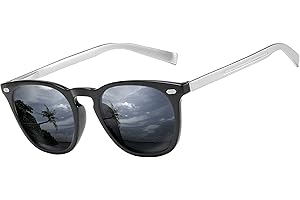 Tolumo Retro Polarized Sunglasses Men Women Al-Mg Metal Leg TR90 Ultra Light Frame UV400 For Driving Golf Fishing