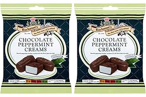 GBCC Buchanan's Chocolate Peppermint Creams Bag 150g Bag, 2 Pack
