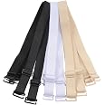 Lot De 3 Paires Bretelles Soutien-Gorge Remplacement – Élastiques Réglables, Amovibles, Multicolores