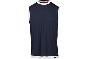 Sundried Mens Tank Top Cool Mesh Sleeveless Running Gym (Recycled EcoTech)