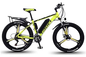 Hyuhome Electric Bikes for Adult, Magnesium Alloy Ebikes Bicycles All Terrain,26" 36V 12.5Ah/13Ah Removable Lithium-Ion Battery Mountain Ebike for Mens