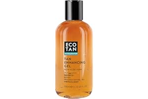 EcoTan Accelerator Gel Abbronzante Viso e Corpo 200ml, Ottimizza Abbronzatura Naturale, Per Abbronzatura all'interno o all'esterno, Utilizzabile su Lettino Abbronzante