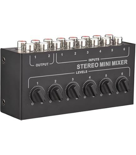 Audio Mixer 10-Channel Mixing Console Mixing Board with 2 Main Volume Buttons for Karaoke and Studio Recording Audio Mixer 10-Channel Mixing Console Mixing Board with 2 Main Volume Buttons for Karaoke and Studio Recording
