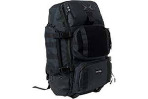 PicSil Tactical Plecak 45L, Wodoodporny plecak wojskowy z kieszenią termiczną, port ładowania USB, schowek na uchwyt na plecak, plecak Molle treningowy, podróżny, obóz (45L, niebieski), niebieski, 45L