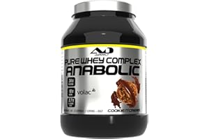 ADDICT SPORT NUTRITION AD Whey Protein Isolate | Protéines Whey Isolate En Poudre | Proteines Musculation Prise De Masse Pour Développement Musculaire | Protéines Haute Qualité | Tri Whey 80% | 1 Kg | Cookie N'Cream