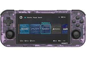 retroid Handheld Pocket 3 Plus Retro Game Console Android 11 WI-FI Console Emulatori multipli Palmare 4,7 pollici Display 4500mAh Batteria 4GB LPDDR4x 128GB eMMC [RETROID-PLUS-3-CL-PURPLE]