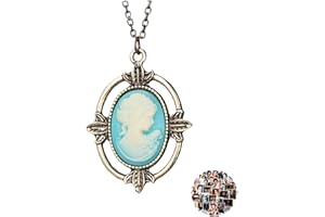 YOUU UoYu 21 pz The Vampire Diaries Collana Sticker Gioielli Set Bronzo Testa Pietra Ciondolo Collana per I Fan Cosplay Costume Gioielli