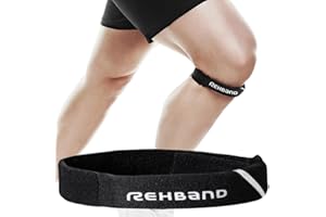 Rehband UD Fascia per Ginocchio, 1 Pezzo, Bendaggio del Tendine rotuleo, Cuscinetto rotuleo