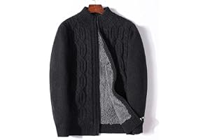 Plusstorlek tröja män tjock varm ull kashmir vinter cardigan polotröja män ytterkläder