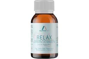 Suprapet Relax Calmante per Cani Gocce 50 ml - Rilassante Liquido Naturale Contro Stress e Paura con Valeriana, Passiflora, Biancospino, Zenzero (50 ml Gocce)